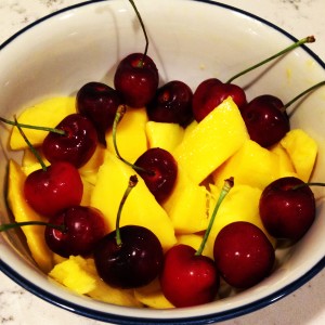For Fruit Lovers Only, Cherries and Mangoes