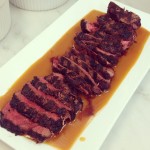 Grilled Tenderloin with Sauce Robert