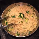Spaghettini with Oil and Garlic