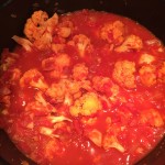 Braised Cauliflower with Tomatoes