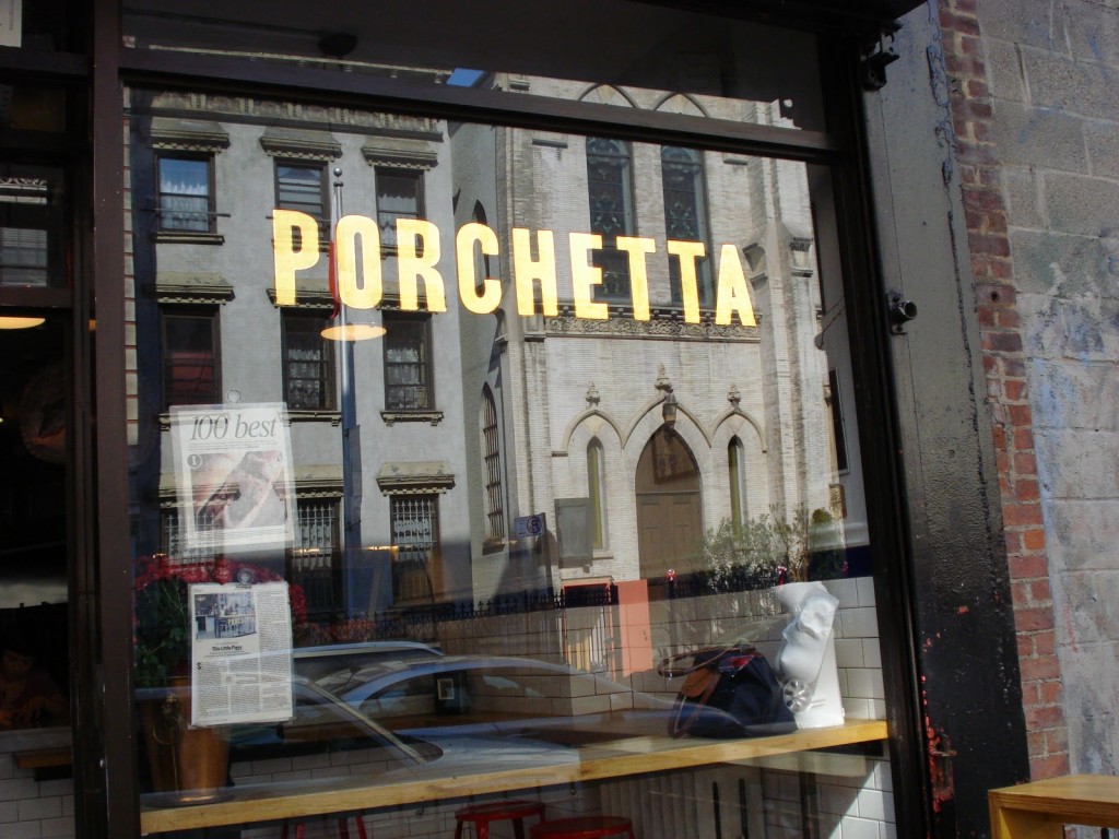 Porchetta, a place for mean pork sandwiches right in NYC