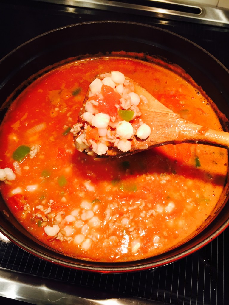 Pork and Hominy Chili