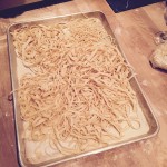 Homemade Pasta, a whole sheet of it