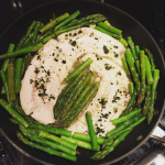 Easy Delicious Pan Fried Cod with Asaparagus
