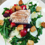 Salad with Grilled Swordfish
