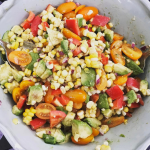 Grilled Corn and Avocado Salad