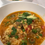 Asopao Puerto Rican style chicken stew
